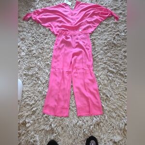 Elegant Pink Set Top Medium Bottom Is XL